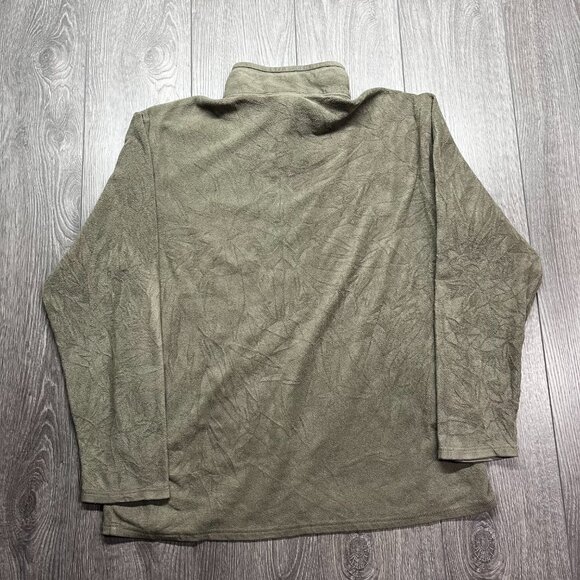 The North Face Fleece Quarter 1/4 Zip Fleece Sweater Brown XL Extra Large - Picture 5 of 8